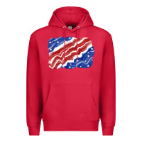 Patriotic Tie Dye Background 4th Of July Premium Hoodie | Teevron