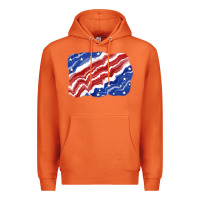 Carrot Patriotic tie dye background 4th of july Premium Hoodie - CowGirlArtShop