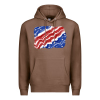 Chestnut Patriotic tie dye background 4th of july Premium Hoodie - CowGirlArtShop