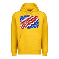 Lemon Patriotic tie dye background 4th of july Premium Hoodie - CowGirlArtShop
