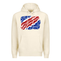 Tofu Patriotic tie dye background 4th of july Premium Hoodie - CowGirlArtShop