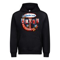 Black leave me alone anti valentines day Urban Hoodie - FaDigitalArtStudio