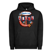 Pigment Black leave me alone anti valentines day Urban Hoodie - FaDigitalArtStudio