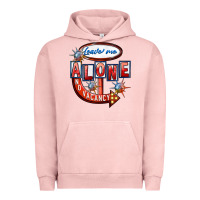 Pigment Salmon leave me alone anti valentines day Urban Hoodie - FaDigitalArtStudio