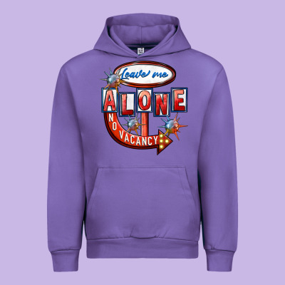 Leave Me Alone Anti Valentines Day Urban Hoodie Designed By Fadigitalartstudio