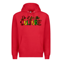 Red do it for the culture juneteenth Premium Hoodie - HRA Design Shop