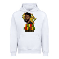 White juneteenth living freeish since 1865 Urban Hoodie - HRA Design Shop