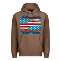 Chestnut Leopard glitter American flag tumbler Premium Hoodie - Neo Western