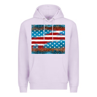 Lilac Leopard glitter American flag tumbler Premium Hoodie - Neo Western