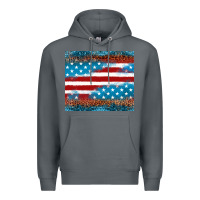 Rock Leopard glitter American flag tumbler Premium Hoodie - Neo Western