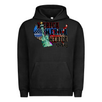 Pigment Black Merica Merica Merica vibes 4th of july Urban Hoodie - CowGirlArtShop