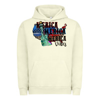 Pigment Pistachio Merica Merica Merica vibes 4th of july Urban Hoodie - CowGirlArtShop