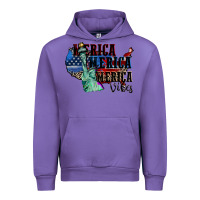 Tulip Merica Merica Merica vibes 4th of july Urban Hoodie - CowGirlArtShop