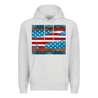 Dove Grey Leopard glitter American flag tumbler Premium Hoodie - Neo Western