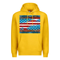 Lemon Leopard glitter American flag tumbler Premium Hoodie - Neo Western