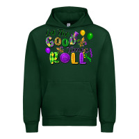 Forest Green let the good times roll Urban Hoodie - FaDigitalArtStudio