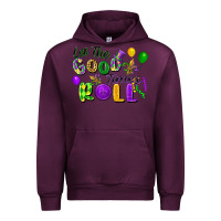 Mauve Wine let the good times roll Urban Hoodie - FaDigitalArtStudio