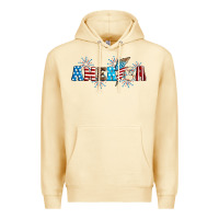 Pina Colada Lightning bolt with America Premium Hoodie - Neo Western