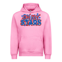 Fuchsia Pink Oh my stars 4th of july Urban Hoodie - CowGirlArtShop