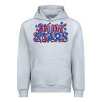 Heather Grey Oh my stars 4th of july Urban Hoodie - CowGirlArtShop