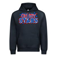 Navy Oh my stars 4th of july Urban Hoodie - CowGirlArtShop