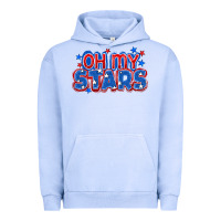 Pigment Grape Ice Oh my stars 4th of july Urban Hoodie - CowGirlArtShop