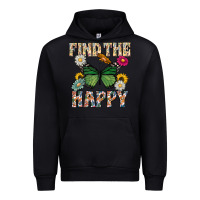 Black Kind The Happy Urban Hoodie - CowhideDigitalArt