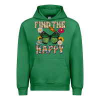 Emerald Kind The Happy Urban Hoodie - CowhideDigitalArt