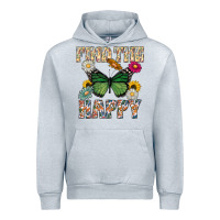 Heather Grey Kind The Happy Urban Hoodie - CowhideDigitalArt