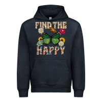 Navy Kind The Happy Urban Hoodie - CowhideDigitalArt