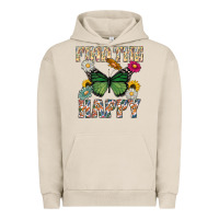 Pigment French Oak Kind The Happy Urban Hoodie - CowhideDigitalArt