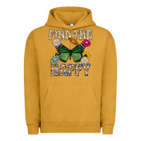 Pigment Peanut Butter Kind The Happy Urban Hoodie - CowhideDigitalArt