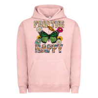 Pigment Salmon Kind The Happy Urban Hoodie - CowhideDigitalArt