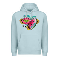 Blue Mist summer vibes Premium Hoodie - SublimationCraftShop