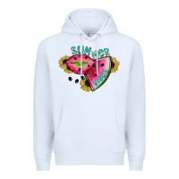 White summer vibes Premium Hoodie - SublimationCraftShop