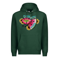 Sports Green summer vibes Premium Hoodie - SublimationCraftShop