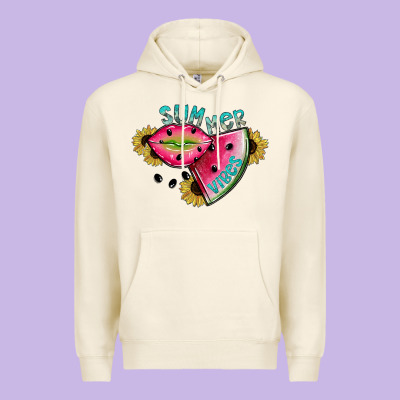 Summer Vibes Premium Hoodie Designed By Sublimationcraftshop