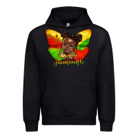 Black juneteenth butterfly black girl Urban Hoodie - HRA Design Shop
