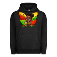 Pigment Black juneteenth butterfly black girl Urban Hoodie - HRA Design Shop