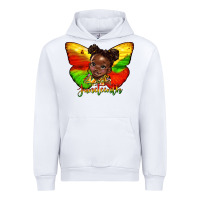 White juneteenth butterfly black girl Urban Hoodie - HRA Design Shop