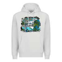 Dove Grey summer vibes Premium Hoodie - SublimationCraftShop