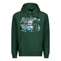 Sports Green summer vibes Premium Hoodie - SublimationCraftShop
