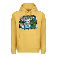 Antique Gold summer vibes Premium Hoodie - SublimationCraftShop