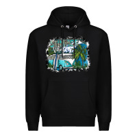 Black summer vibes Premium Hoodie - SublimationCraftShop