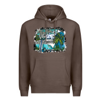 Coffee summer vibes Premium Hoodie - SublimationCraftShop