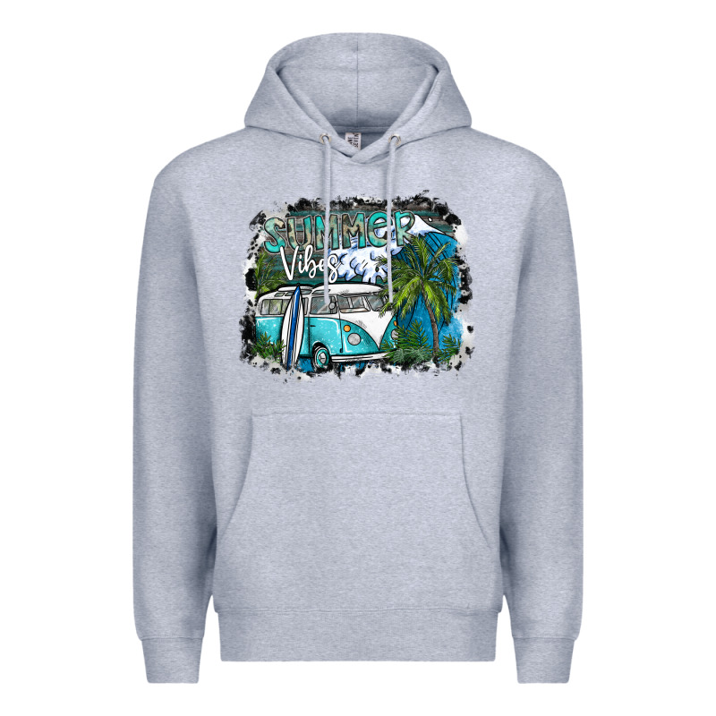 Summer Vibes Premium Hoodie by SublimationCraftShop | Teevron