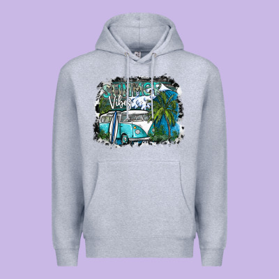 Summer Vibes Premium Hoodie Designed By Sublimationcraftshop