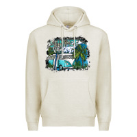 Oatmeal Heather summer vibes Premium Hoodie - SublimationCraftShop