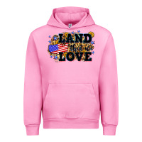 Fuchsia Pink Land that we love 4th of July Urban Hoodie - Neo Western