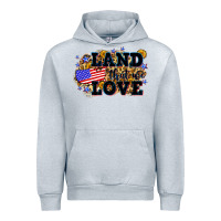 Heather Grey Land that we love 4th of July Urban Hoodie - Neo Western